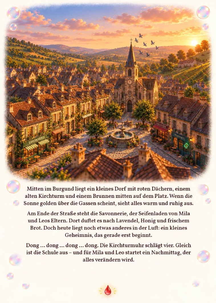 Seite 1: das Dorf in Burgund